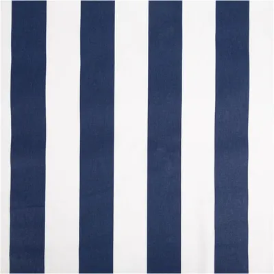 Produktbild von Baumwollstoff Dekostoff Blockstreifen blau weiß 160 cm breit