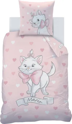 Produktbild von Disney Aristocats Bettbezug, Love - 140 x 200 cm + 63 x 63 cm - Baumwolle