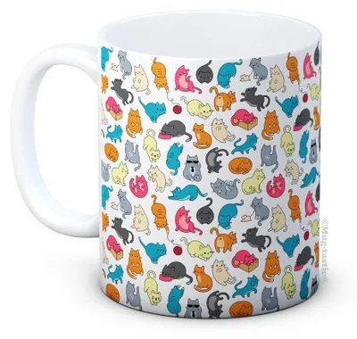 Image de Tasse en céramique de qualité avec motif de chat