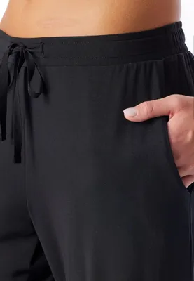 Produktbild von Schiesser Damen Hose lang Bündchen Gr. 36 schwarz