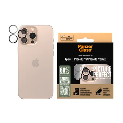 Obrázok produktu pre PanzerGlass - PicturePerfect ochrana šošoviek fotoaparátu pre iPhone 16 Pro / iPhone 16 Pro Max - priehľadná
