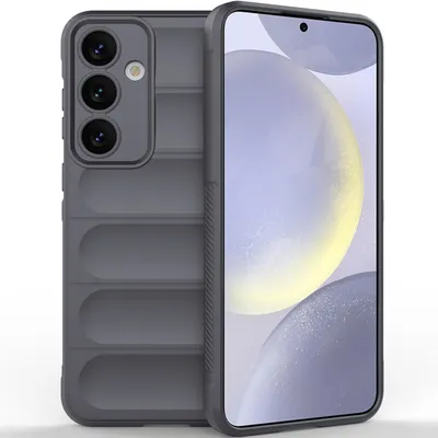 Obrázek produktu pro Pouzdro na mobilní telefon pro Samsung Galaxy S24+ Soft TPU silikonový nárazuvzdorný protiskluzový kryt Dark grey
