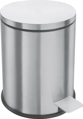 Image de ZACK Seau de bain en inox Seau à pédale Poubelle 3 litres mat VASCA 40300