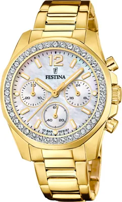 Image de Festina montre dames Casual montre-bracelet en acier inoxydable or UF20609/1