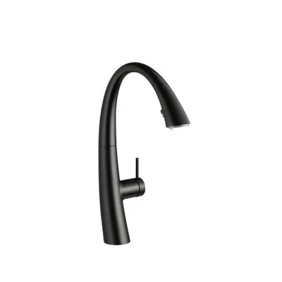 Immagine prodotto di KWC Zoe 2, miscelatore per lavabo, nero opaco, alta pressione