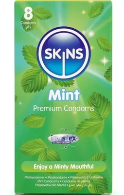 Produktbild von Skins - Mint Premium Kondome Packung 8