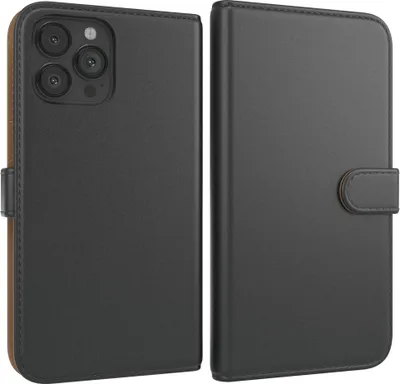 Produktbild von EAZY CASE Business Hülle für Apple iPhone 13 Pro Max klappbar, Premium Kunstleder Handyhülle mit Kartenfach