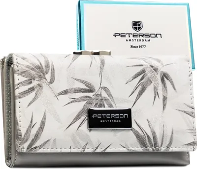 Produktbild von Damen Geldbörse Leder+PU PTN PX23-1-NPK-4580 Weiß