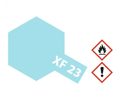 Produktbild von Tamiya Farbe XF-23 Hellblau matt 10ml