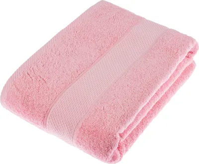 Produktbild von HOMESCAPES Frottee Badetuch 100% Baumwolle Handtuch 100x150cm – rosa