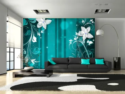 Produktbild von Vlies Fototapete 400x280 cm Tapeten Wandtapete XXL Blumen Abstrakt 10110906-159