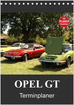 Produktbild von Opel GT Terminplaner (Tischkalender 2026 DIN A5 hoch), CALVENDO Monatskalender