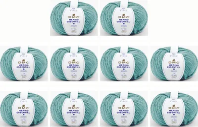 Image de 10x DMC Merino Essentiel-8 - fil chunky doux composé de 55% de Laine et 45% d'acrylique (Color 864)