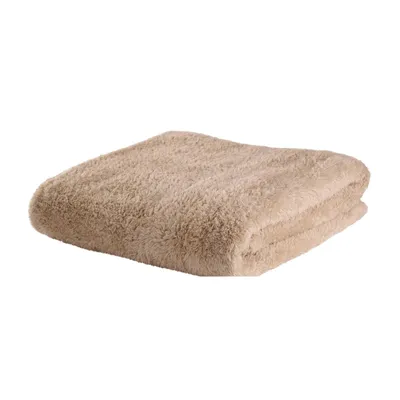 Produktbild von Fleece Kuscheldecke aus Mikrofaser Beige 150x200 cm Mikrofaserdecke Tagesdecke Fleecedecke Wohndecke Decke