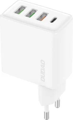 Immagine prodotto di Caricabatterie da rete Dudao A5Heu 3Xusb-A 1Xusb-C Pd 20W Qc3.0 18W+ 2X12W - Bianco