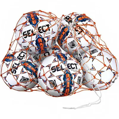 Produktbild von Select Ballnetz Für 14-16 Bälle - Orange | Größe: UNI