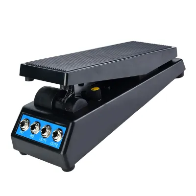 Image de Pédale de volume stéréo pour guitare Daphon DF1511A, pédale d'effet pour guitare DJ avec deux entrées et deux sorties