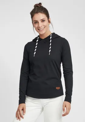 Produktbild von OXMO OXWandy Damen Kapuzenpullover Hoodie Pullover mit Kapuze
