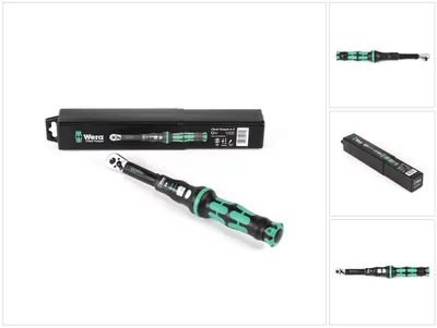 Zdjęcie produktu dla Wera 05075604001, Klucz dynamometryczny, Nm, Mechaniczny, 1/4", 2,5 - 25 N·m, Czarny, Zielony