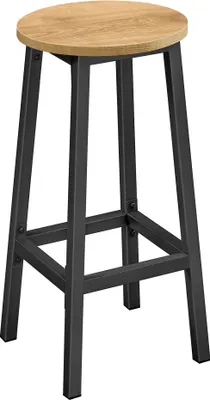 Produktbild von Barhocker – Eiche / schwarze Beine