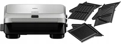 Obrázok produktu pre Braun Snackmaker 5 SM5038, viacúčelový prístroj 3 v 1: toasty, vafle, gril, 800 W, povrch s nepriľnavou úpravou PTFE