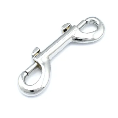 Produktbild von 5 Doppelbolzenkarabiner länge 88mm verchromt Karabiner