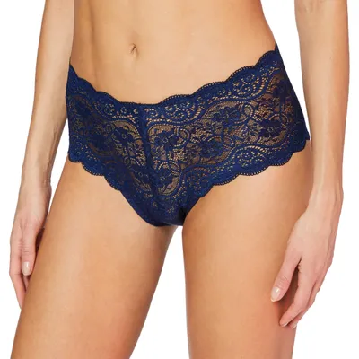 Zdjęcie produktu dla Triumph Amourette 300, Slipy, Wysokie figi, Dorosły, Damski, Ciemny Niebieski, Dopasowanie do talii