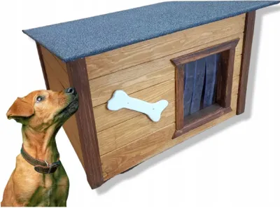 Immagine prodotto di Casetta per cani Cuccia per cani Grotta per cani da esterno per esterno in legno coibentato invernale 10200