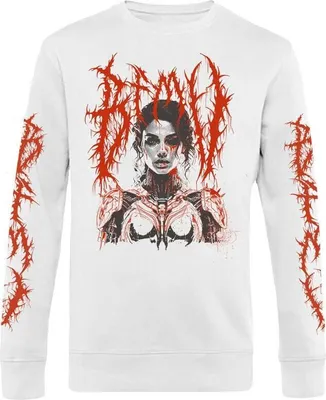 Produktbild von Bullet For My Valentine Langarmshirt Herren Robotic Woman weiß L