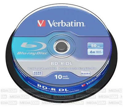 Produktbild von Verbatim BD-R DL Blu-ray Rohlinge 10er Spindel