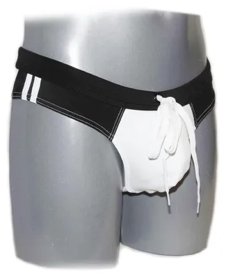 Produktbild von WJ Weiße Uni Badebekleidung, 95% Polyester, 5% Elasthan, Größe L