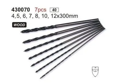 Zdjęcie produktu dla WIERTŁA PIEFER 4; 5; 6; 7; 8; 10; 12 300 mm 7 sztuk