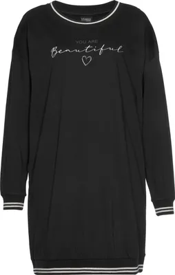 Produktbild von Vivance Dreams Nachthemd schwarz Größe 40/42