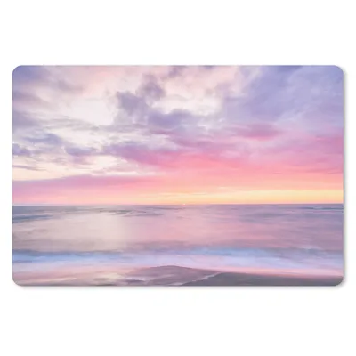 Produktbild von MuchoWow® Mauspad Mousepad Strand - Pastell - Sonnenuntergang 27x18 cm - Mousepads - Maus Mat - Pad - Mausunterlage - Büroartikel - Desk Matten