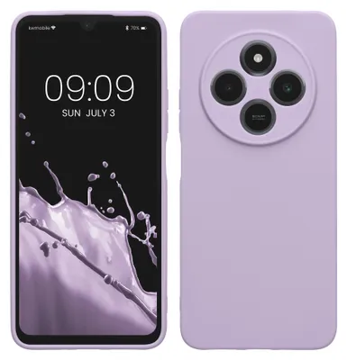 Produktbild von kwmobile Handyhülle für Xiaomi Redmi 14C / Poco C75 Hülle - weiches Handy Silikon Case - Schutzhülle Cover - Lavendel