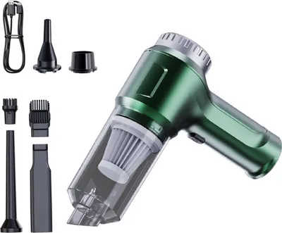 Zdjęcie produktu dla bezprzewodowy odkurzacz ręczny 4 w 1, mini odkurzacz samochodowy 11000 Pa, odkurzacz 4000 mAh, duża moc ssania, do sierści zwierząt, samochodu, domu