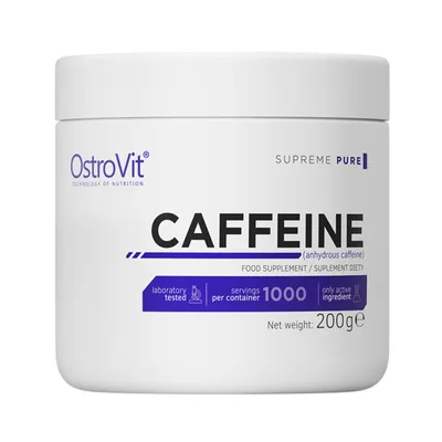 Produktbild von OstroVit Pre-Workout-Ergänzung Koffein Naturpulver 200 g