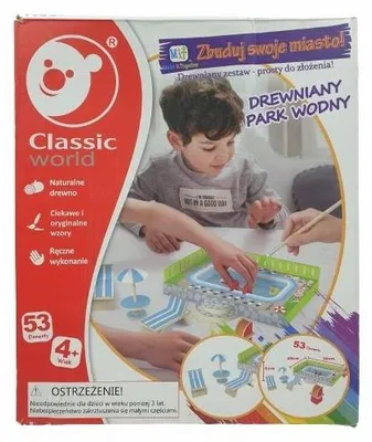 Produktbild von Classic World Wasserpark Set Holz Malen Bauen