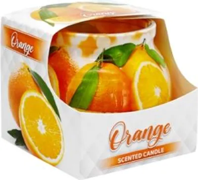 Zdjęcie produktu dla Świeca Miral Powlekana Pomarańcza Dekoracyjna