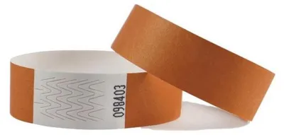 Produktbild von CombiCraft Tyvek Einlassbänder Bronze – 100 Stück
