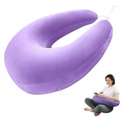 Zdjęcie produktu dla Poduszka ergonomiczna u shape do czytania gier aksamit