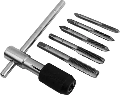 Obrázek produktu pro Sada závitníků M5, M6, M7, M8, M10 s kohoutkem