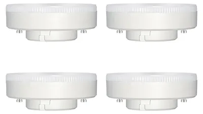 GX53 LED-Lampe 9W Warmweiß 2700K 800lm 180° 4er-Set