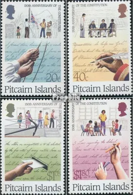 Produktbild von Briefmarken Pitcairn 1988 Mi 320-323 (kompl.Ausg.) postfrisch 150 Jahre Verfassung