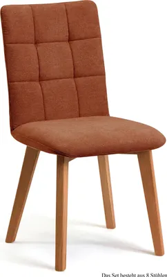 Produktbild von Esszimmerstuhl (8er-Set) Dareen 47x91x60 Eiche geölt/Cognac