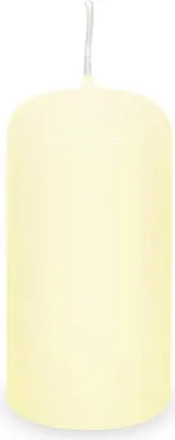 Image de Bougie cylindrique beige 40 x 80 mm - 4 pièces