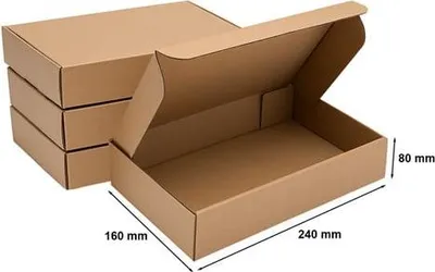 Obrázek produktu pro Kartonové krabice s výsekem 240 x 160 x 80 mm F426, 10 kusů