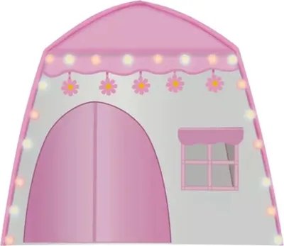 Obrázek produktu pro Dětský stan se světýlky FAIRY HOUSE růžový