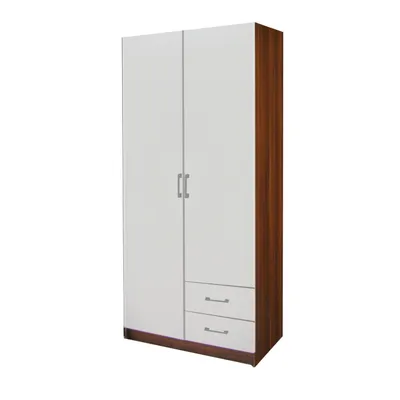 Obrázok produktu pre Skriňa ESO 2-dverová 61521 orech/biela