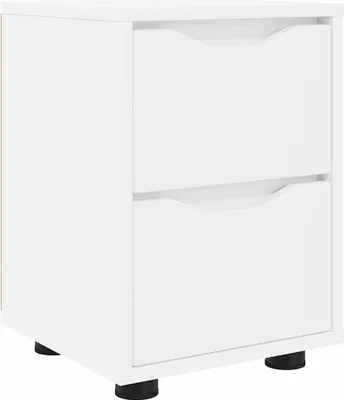 Immagine prodotto di Comodino Bianco 30,5 x 30 x 43 cm Legno multistrato